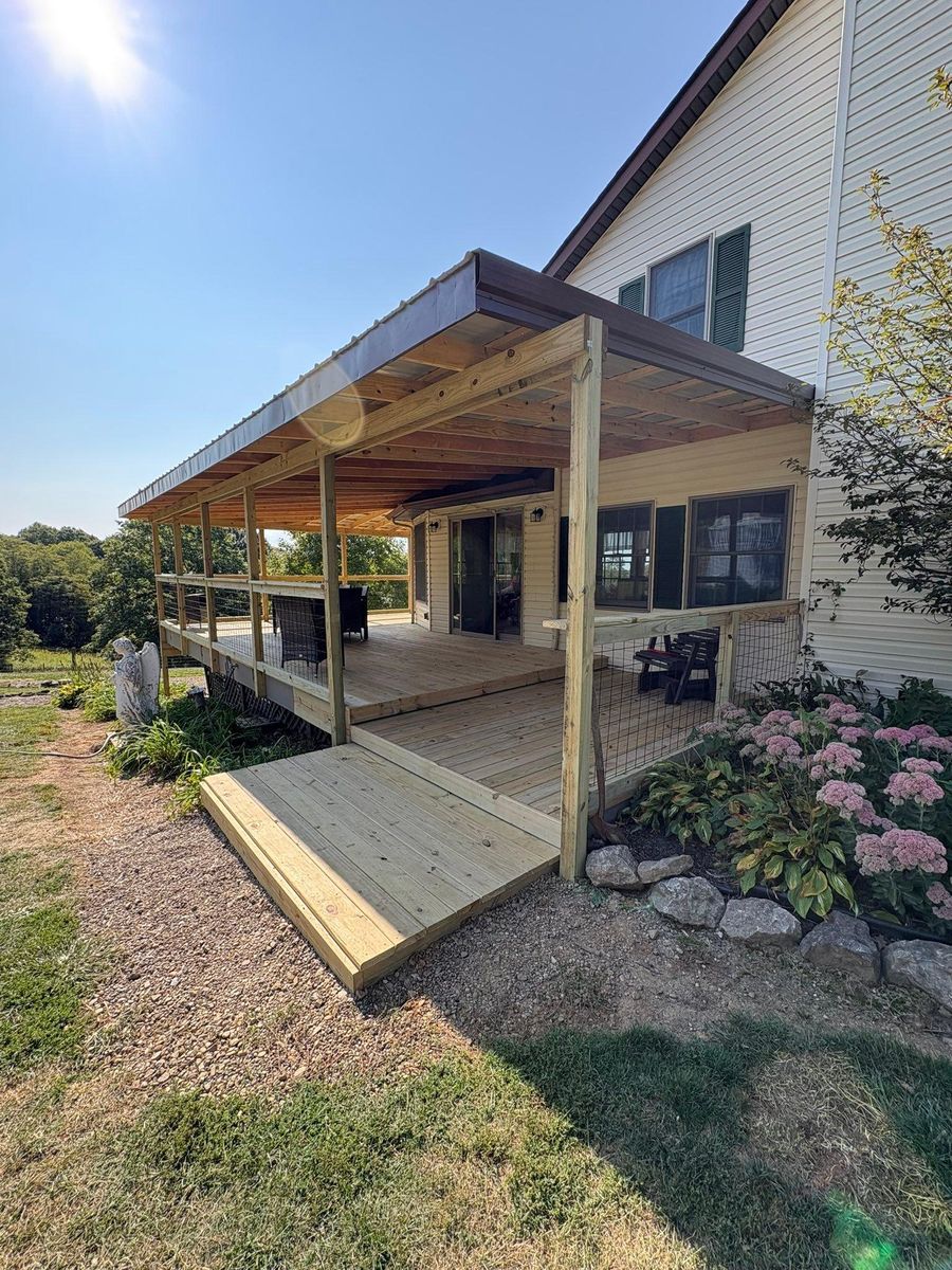 Deck & Patio Installation for DPD Construction in Cadiz Township, OH