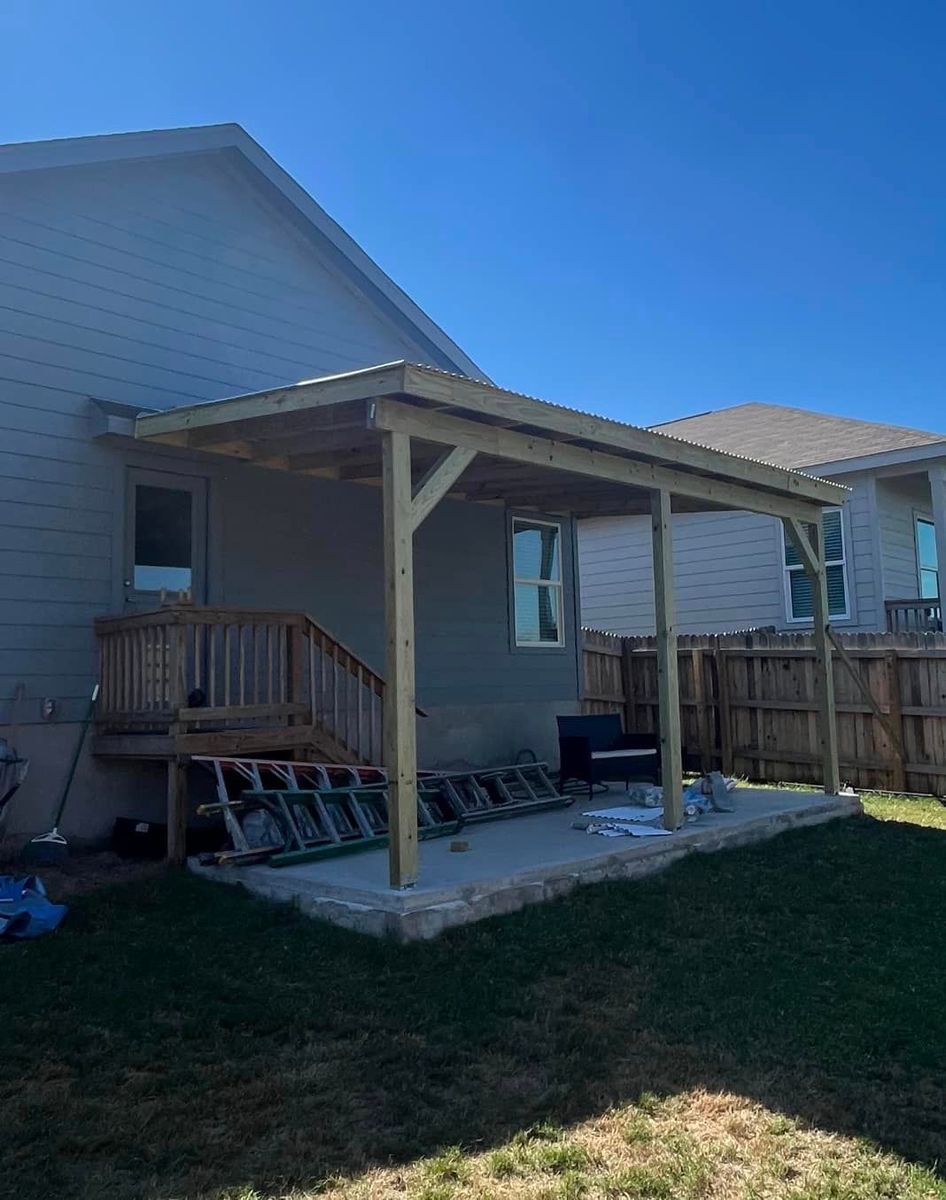 Deck and Patio Construction for Enriquez Home Improvement in San Antonio , TX