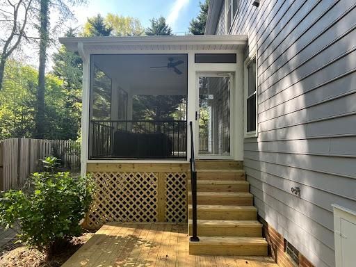 Porch Builds for Hughes Builders LLC in Greensboro, NC