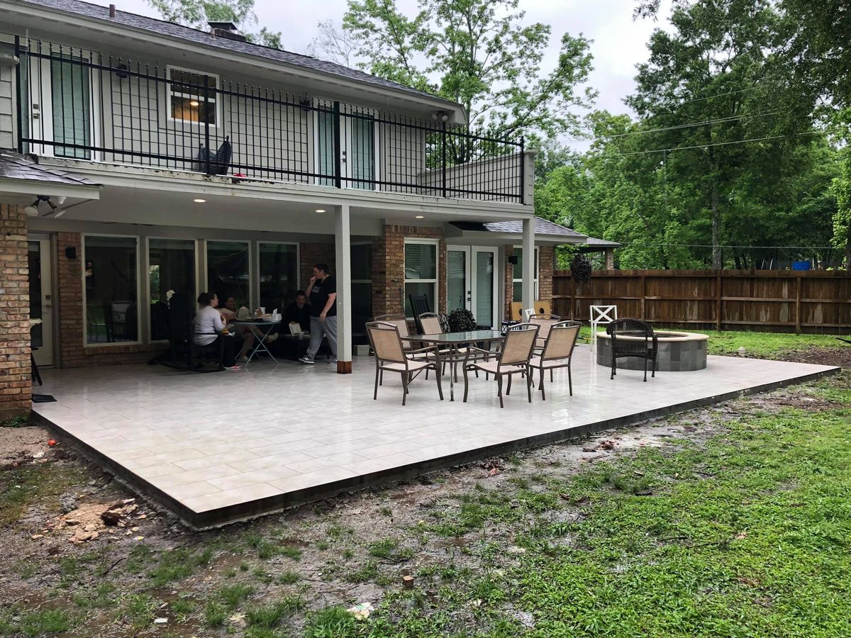 Deck and Patio Construction for Samuels Construction in Conroe, TX