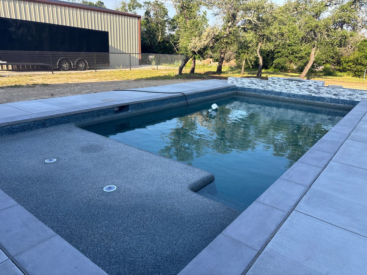 Pool Deck Paving for Black Diamond Custom Pools LLC in Azle, TX