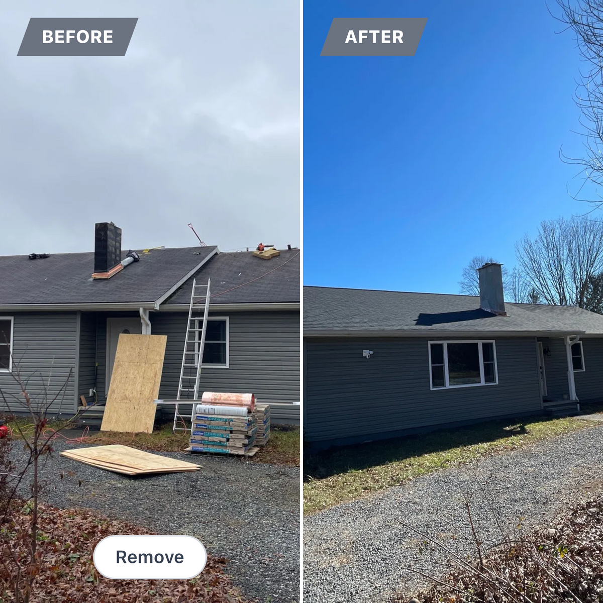Chimney Replacement for RJ Roofing of WNC in Brevard, NC