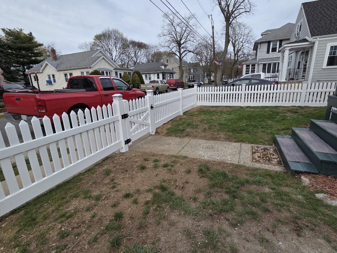 Vinyl Fencing Installation for Azorean Fence in Peabody, MA