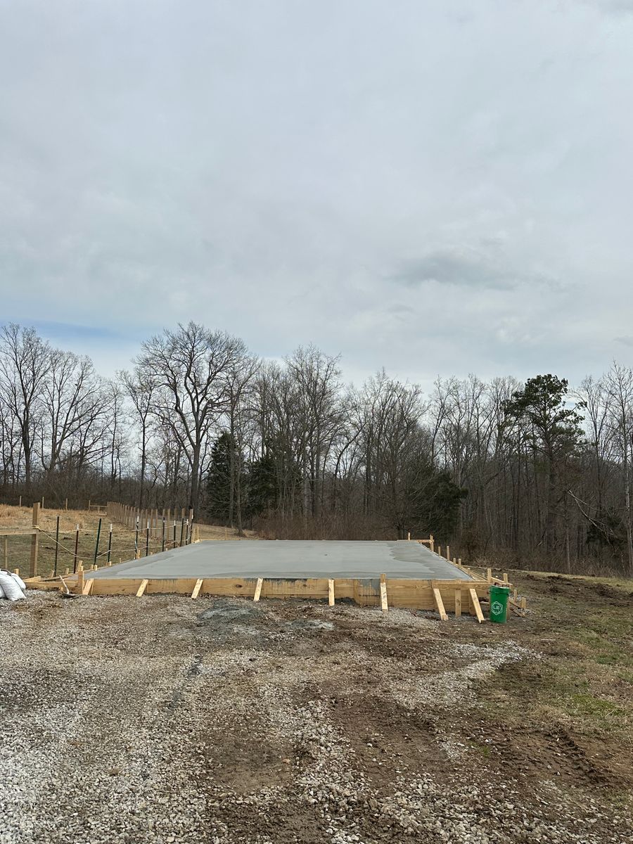 Concrete Slab Construction for Prestige Concrete in Nashville, TN