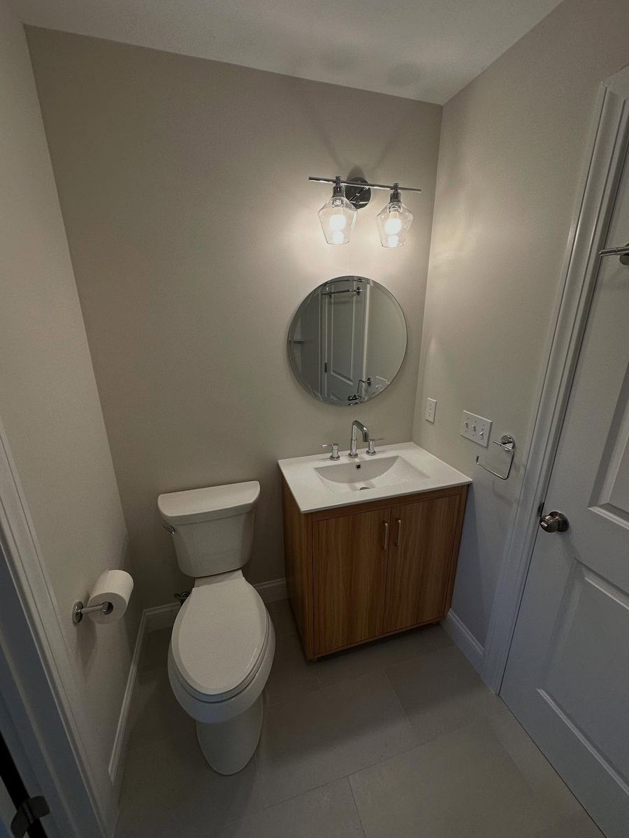 Bathroom Renovation for Gilaj Painting LLC in North Andover, MA