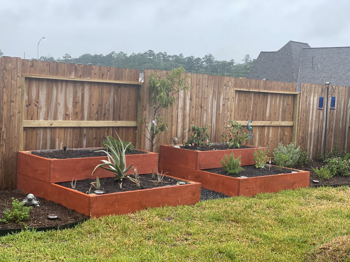 Landscape Installation for Atlas Land Design in Creekside Park, TX