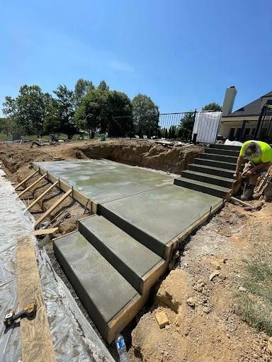 Stair Design & Installation for Buckel Concrete in New Albany, IN
