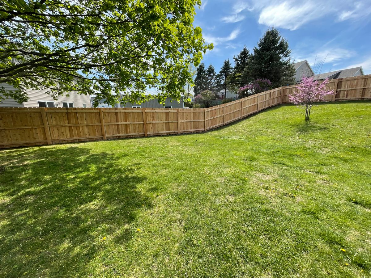 Residential Fence Installation for 5-Star Fencing in McHenry, IL