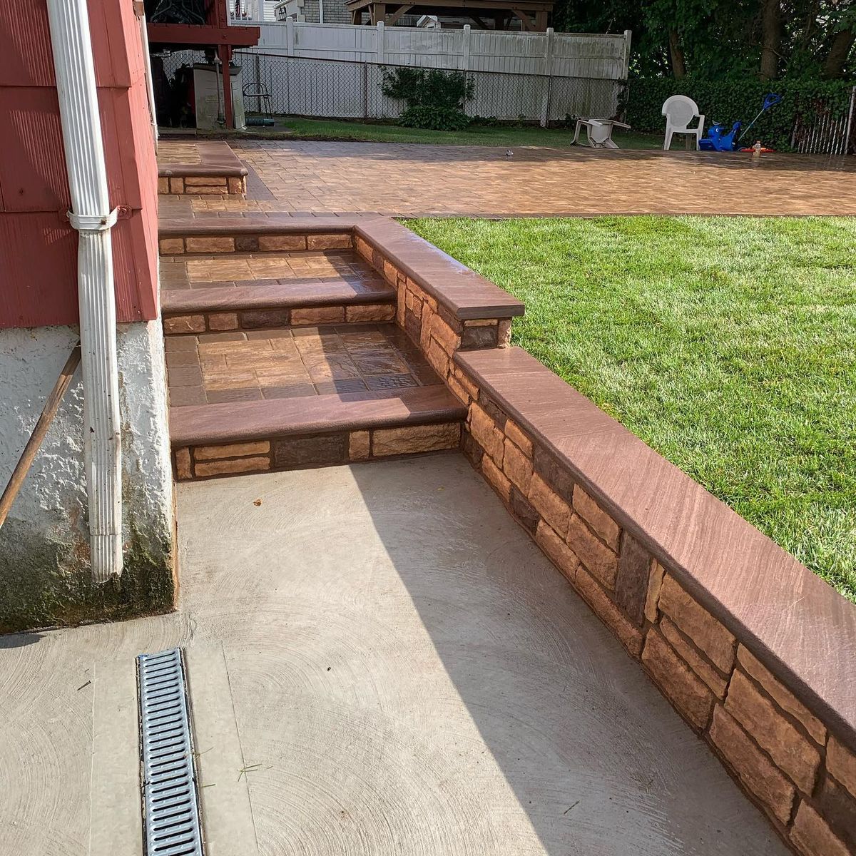 Patio Design & Construction for Sunrise Masonry & Concrete in Staten Island, NY