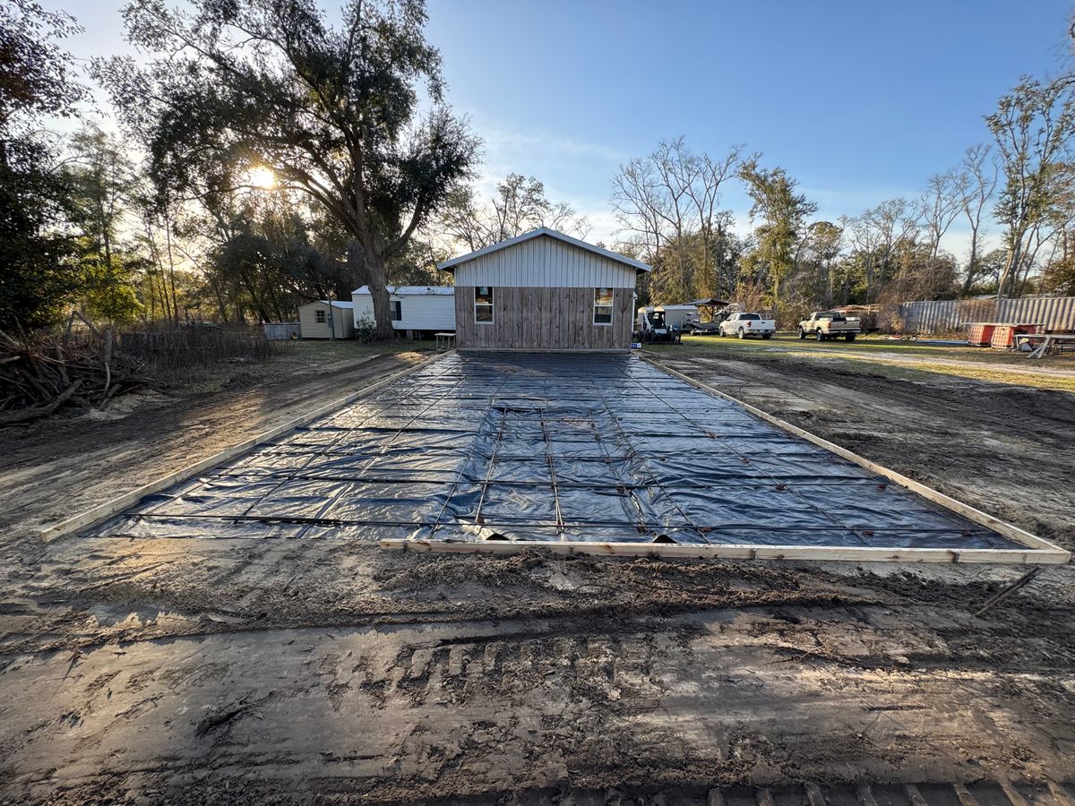Concrete for Cameron Enterprises in Live Oak, FL