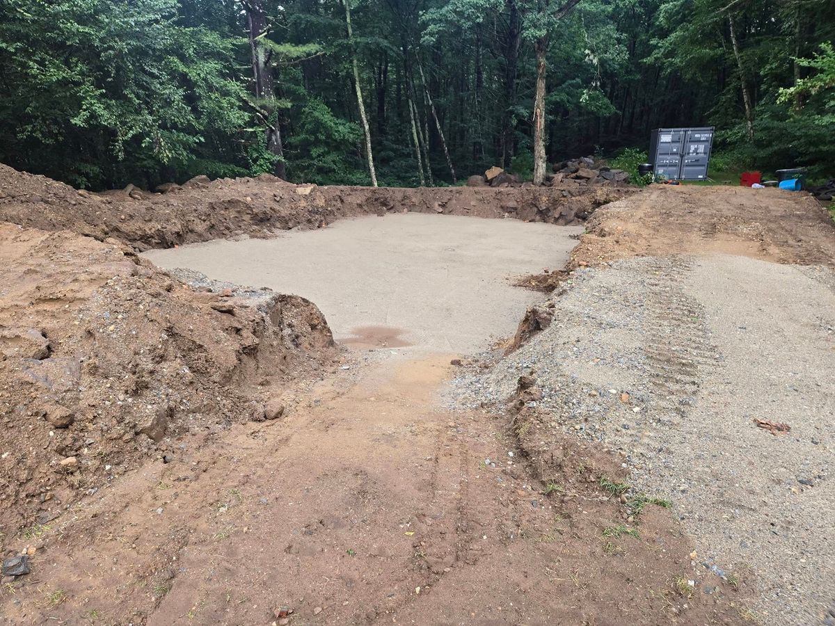 Residential & Commercial Excavation for MJS Excavating in Hardwick, MA