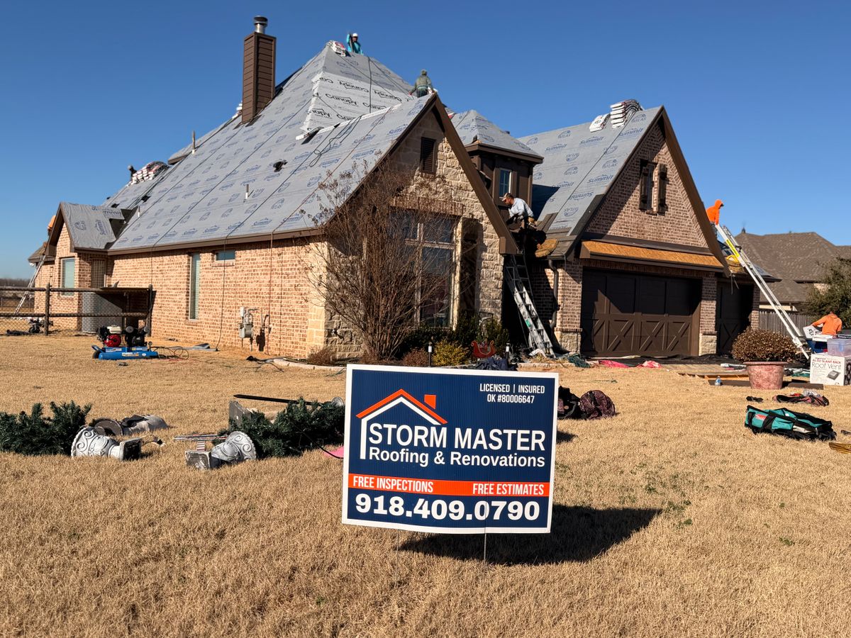 RESIDENTIAL ROOFING for Storm Master Roofing and Renovation in Tulsa, OK