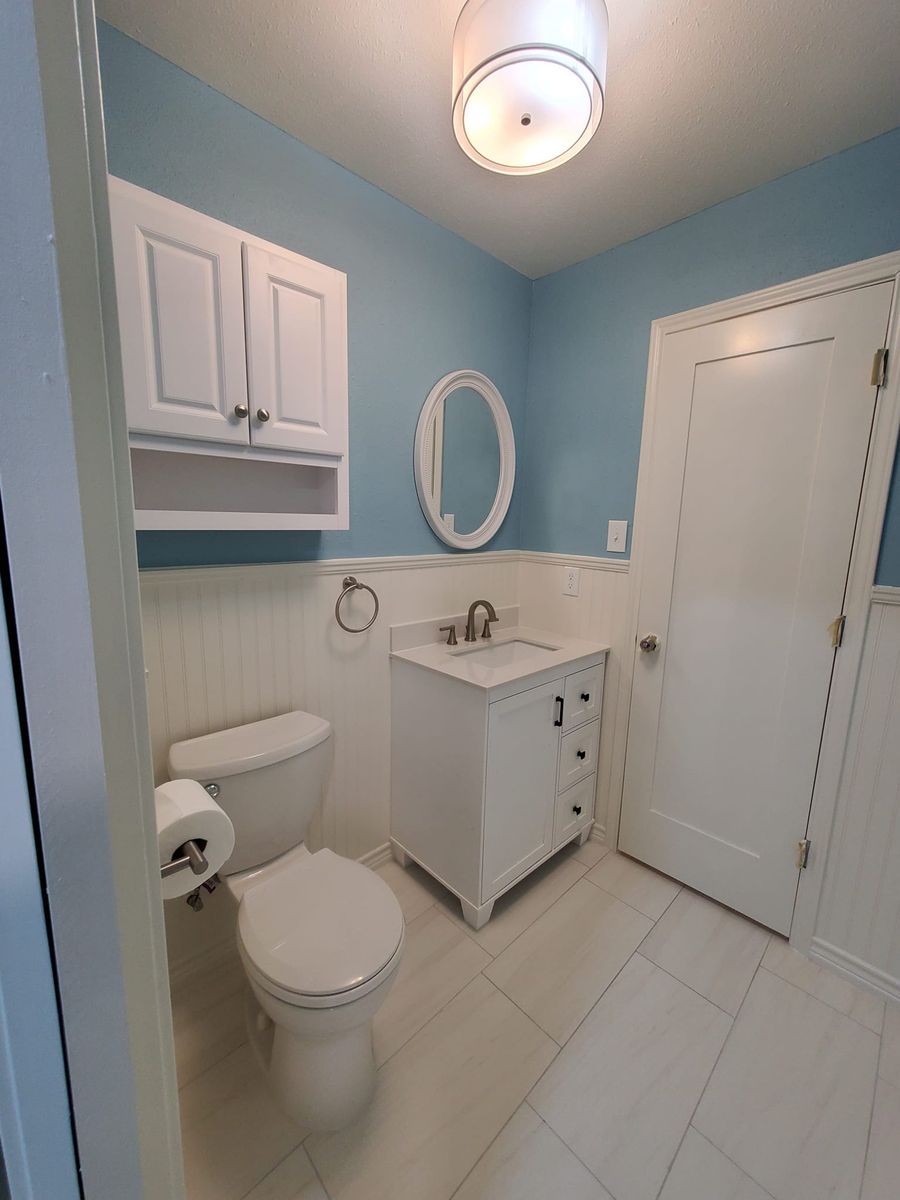 Bathroom Renovation for Big Brother Builders Construction in Houston, TX