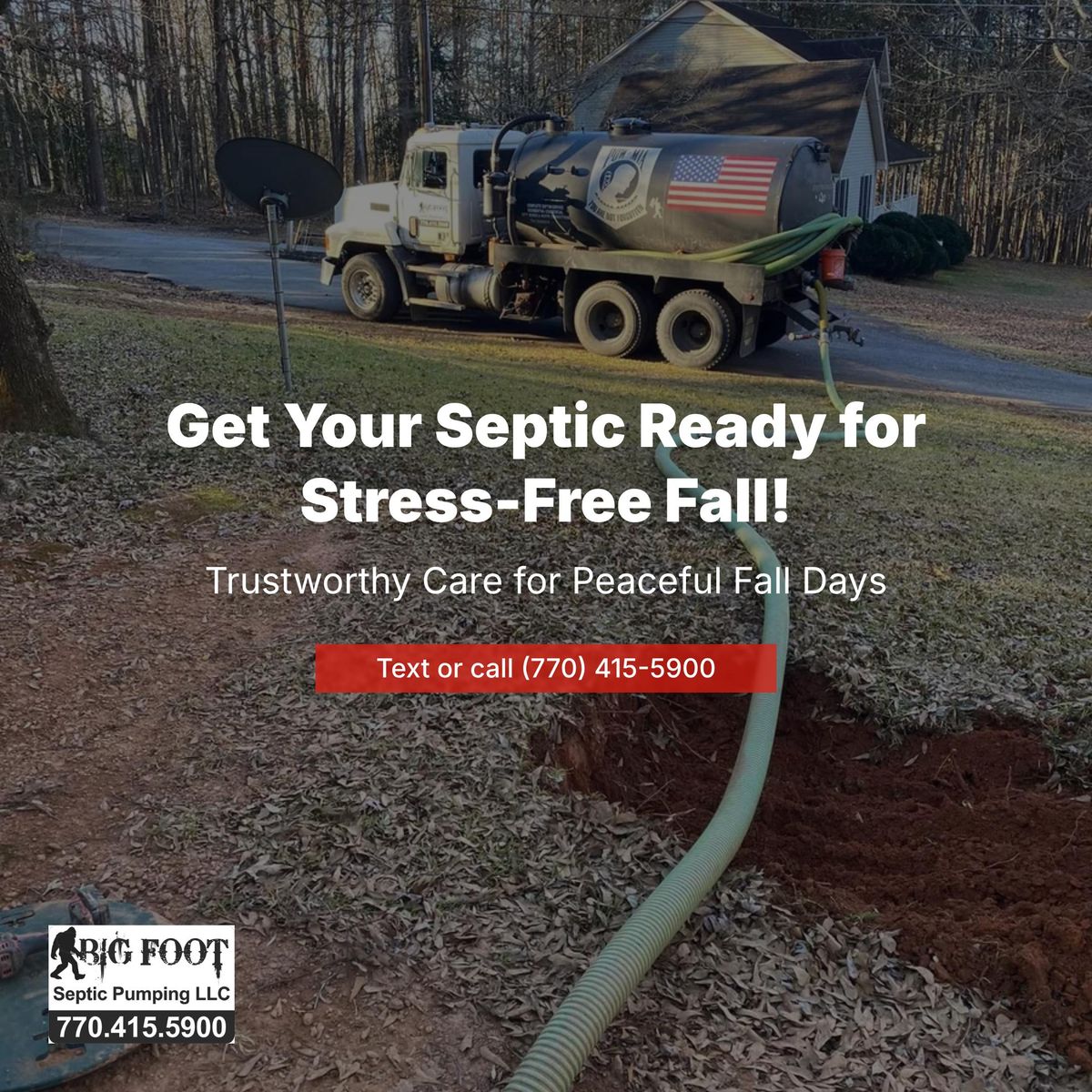 Septic Tank Cleaning for Bigfoot Septic Pumping in Gainesville, GA
