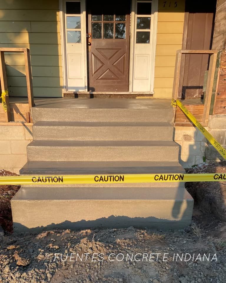 Stair Design & Installation for Fuentes Concrete Construction in Hammond, IN