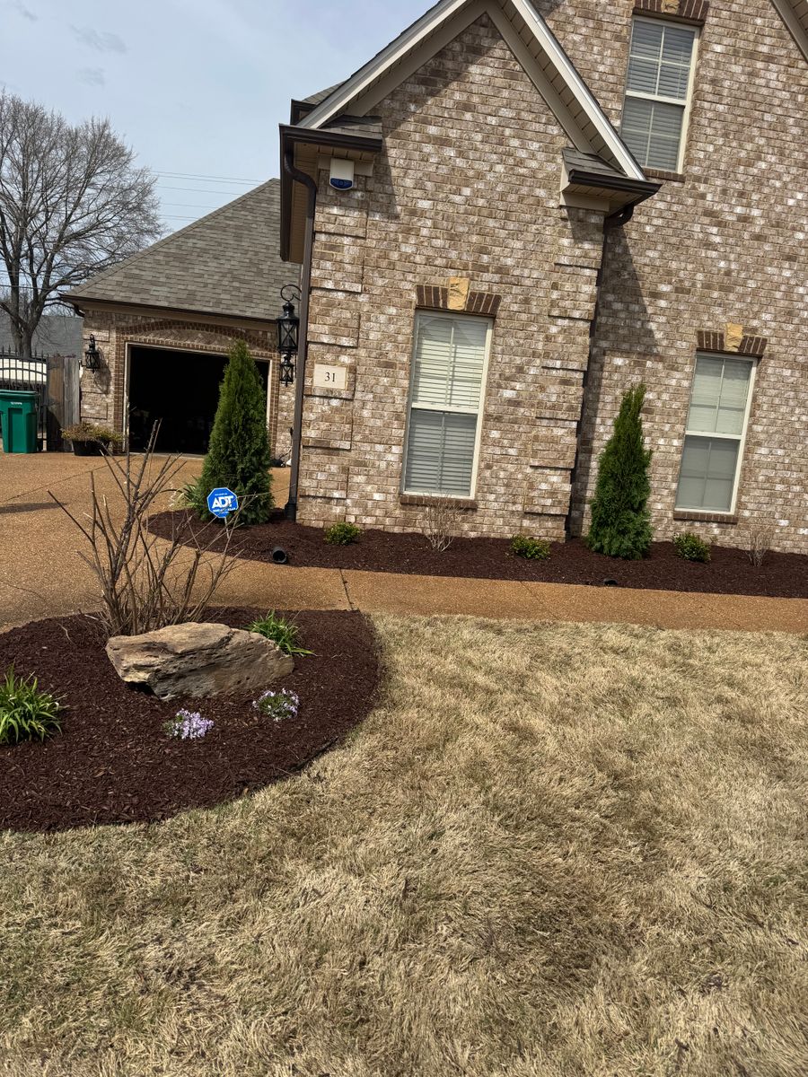 Landscape Design and Installation for Kelso's Lawn Maintenance in Jackson, TN