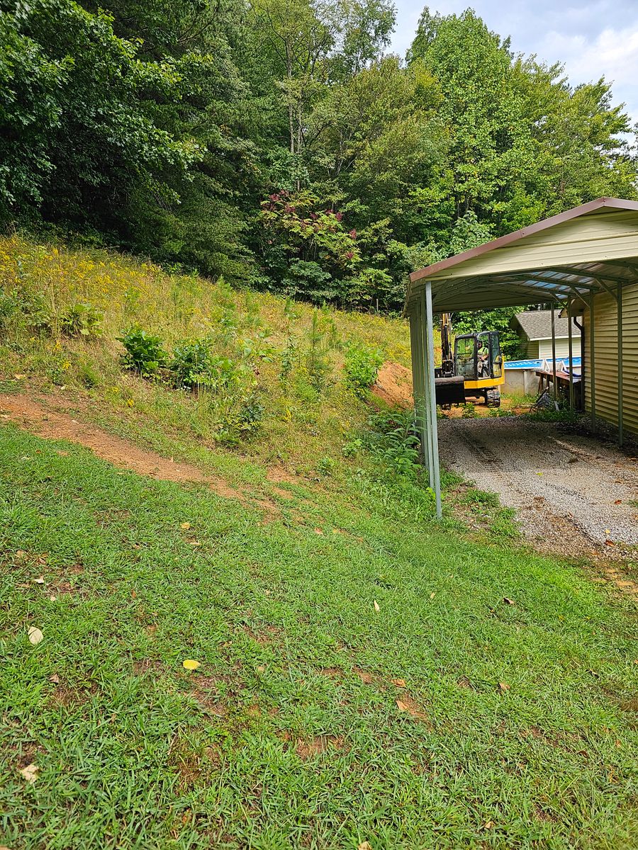 Retaining Walls for Walker Excavation in Tazewell, TN