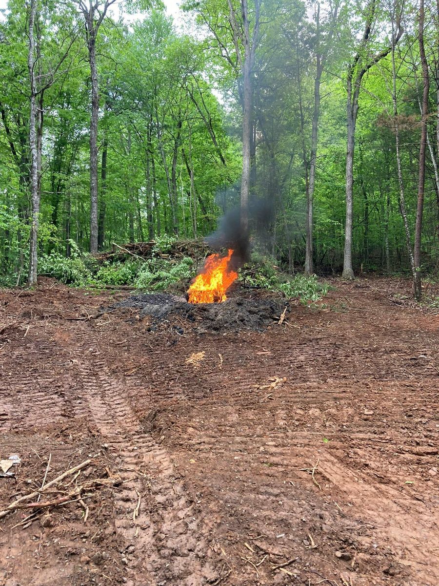 Land Clearing for Gibson Grade Works in Towns County, GA