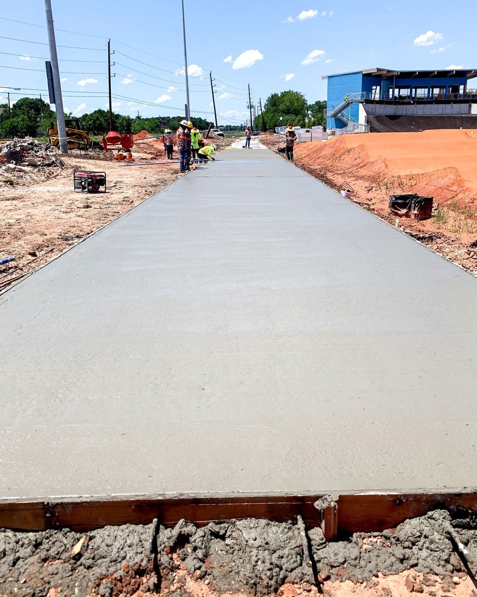 Municipality Paving for Gulf Builders in Houston, TX