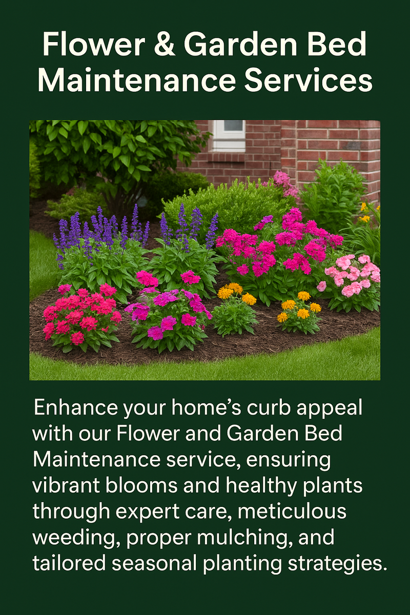 Flower & Garden Bed Maintenance Services for New Beginning Landscape & Remodel LLC in Atlanta, GA