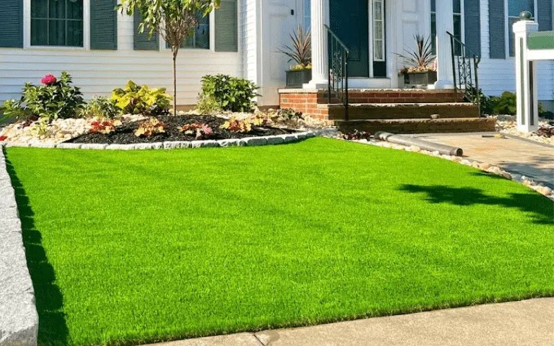 Residential Artificial Turf Installation for One Awesome Dad Lawn Care Service in Keller, TX