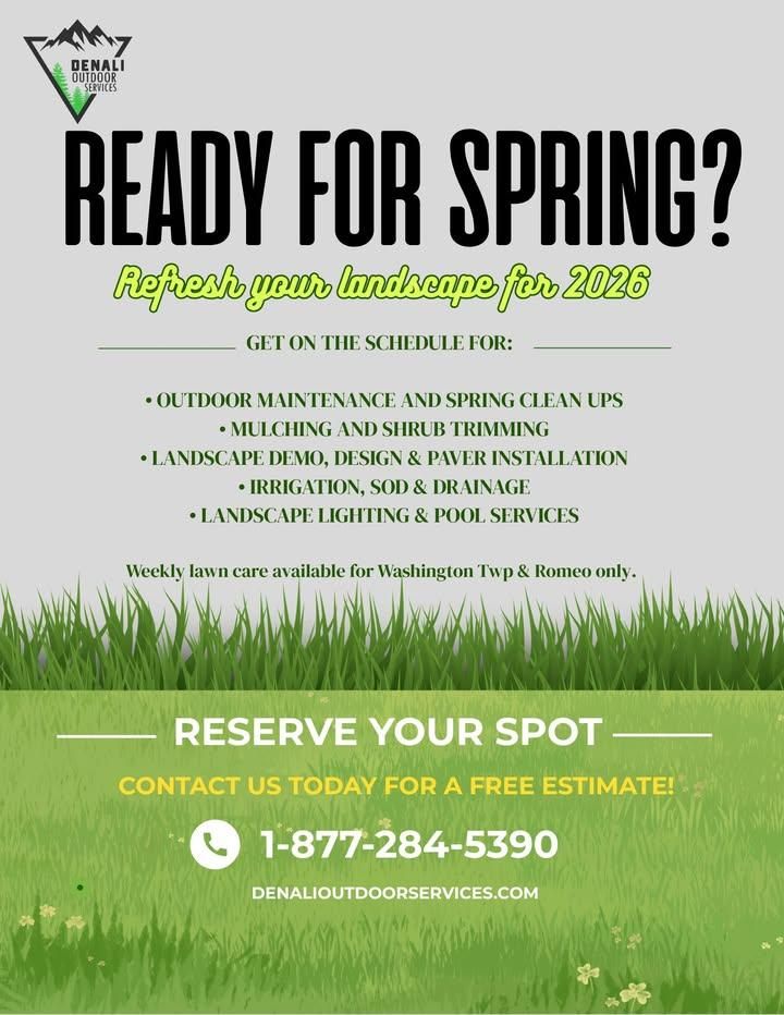 Pool Services for Denali Outdoor Services in Washington, MI