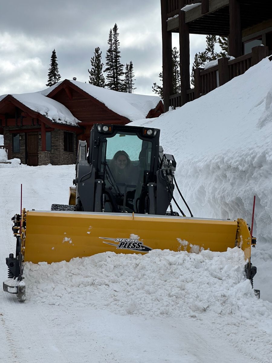 Snow Management for R&H Homes in Bozeman, MT