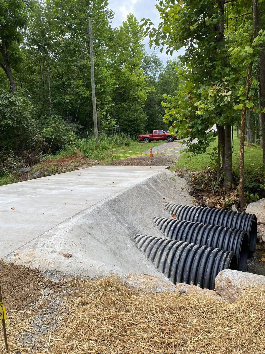 Road work for Lanier Excavating LLC in Bedford County, VA