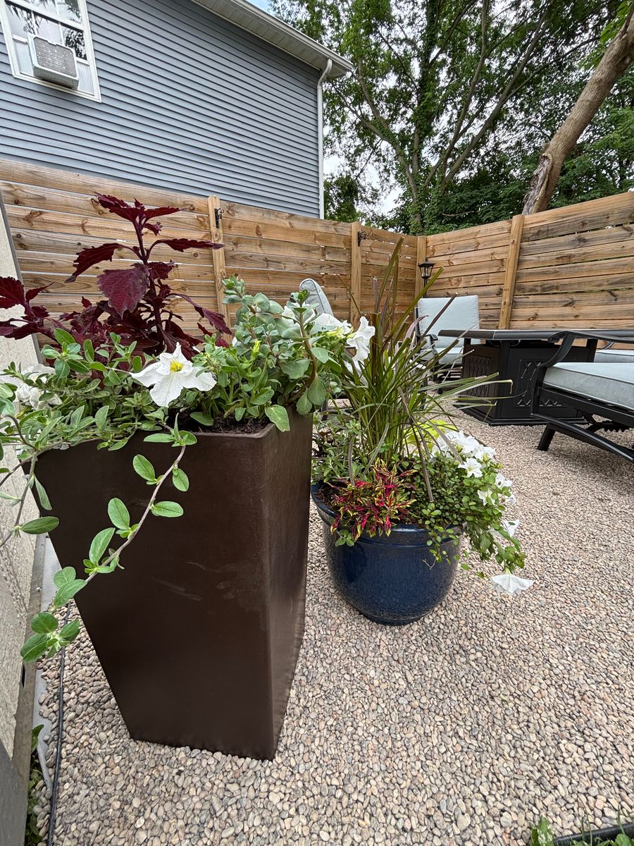 Yard Work & Planters for B5’s Painting & General Services in Louisville, KY