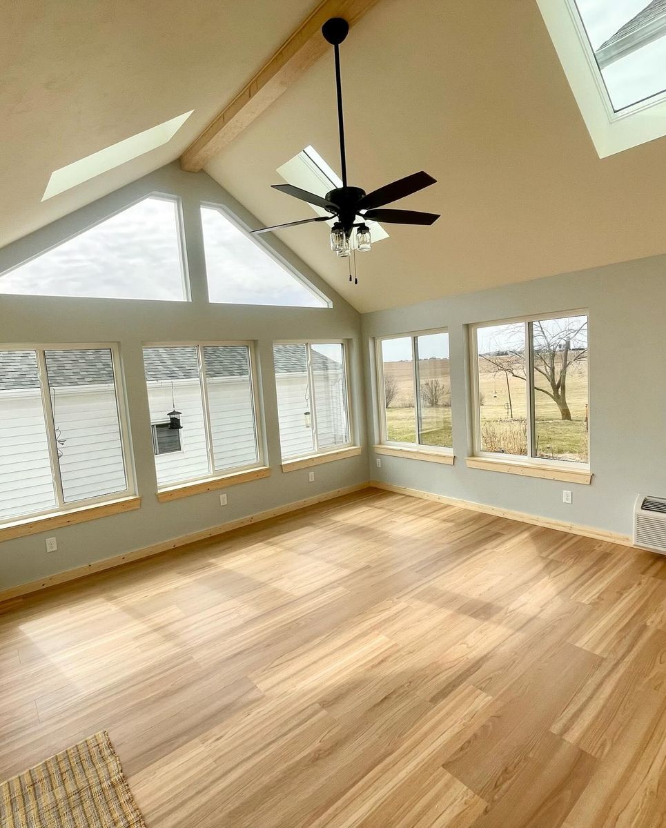 Sun Room Building for Tru Frame Outdoor Structures in Menasha, WI