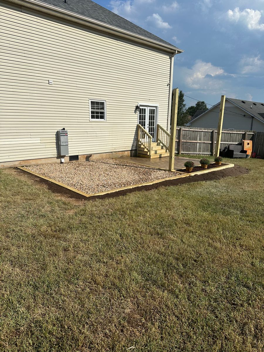 Hardscaping for Mike Feagin Construction in Lewisburg, TN