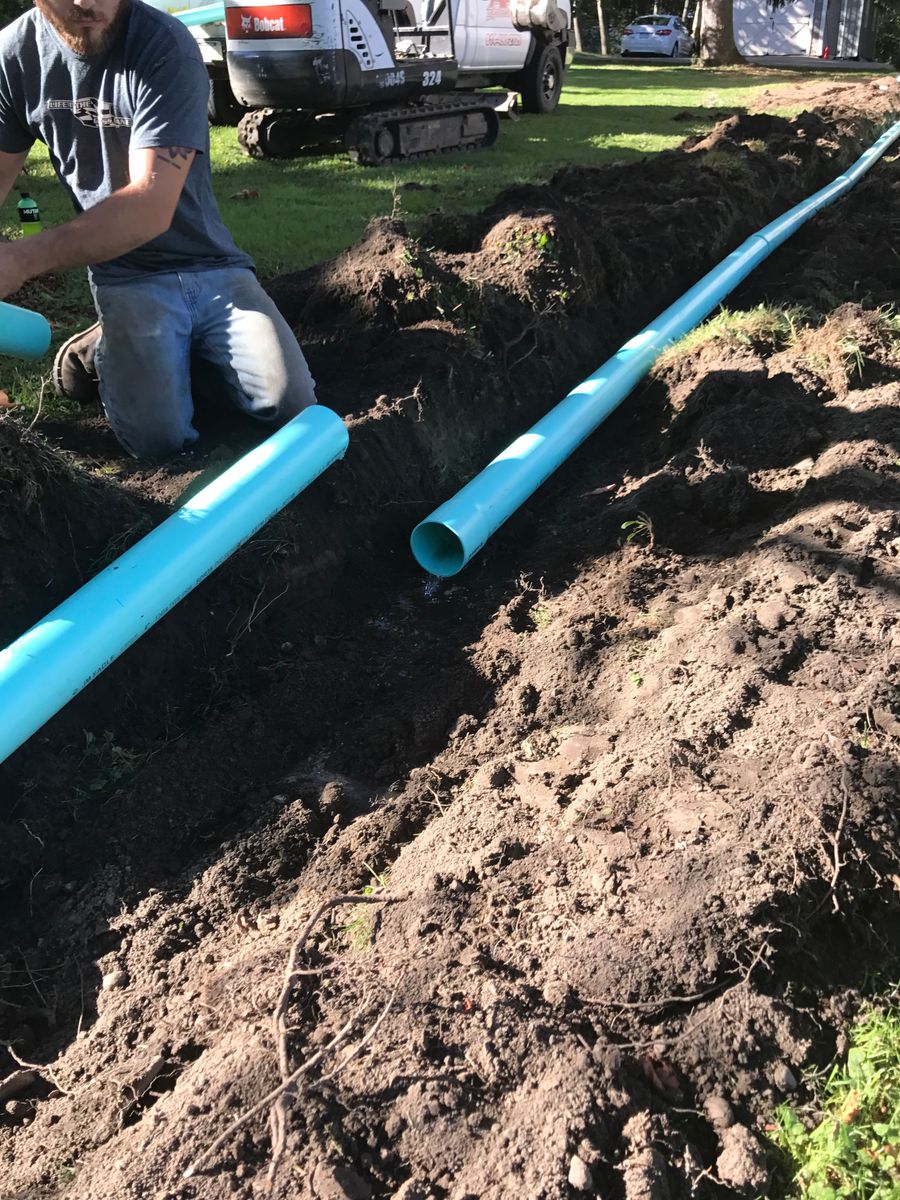 French Drains for A & A Lawn Care and OutDoor Services in Girard, PA