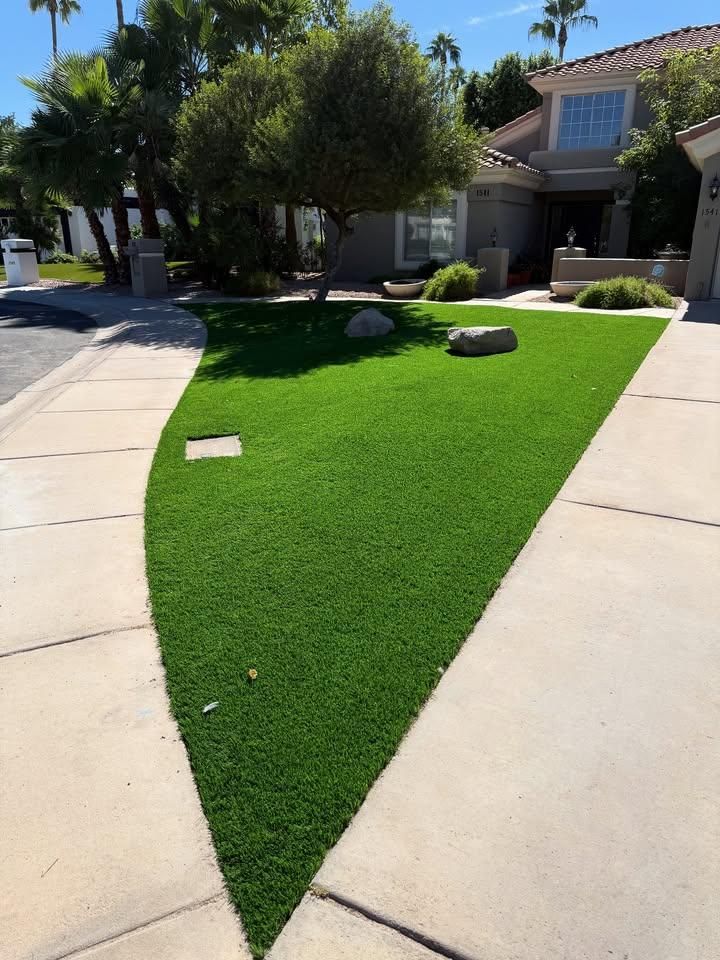 Artificial Turf for Zeescapes Design Concepts in Mesa, AZ