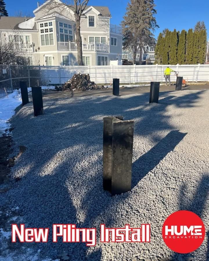 Site Preparation for Hume Excavation in North Hampton, NH