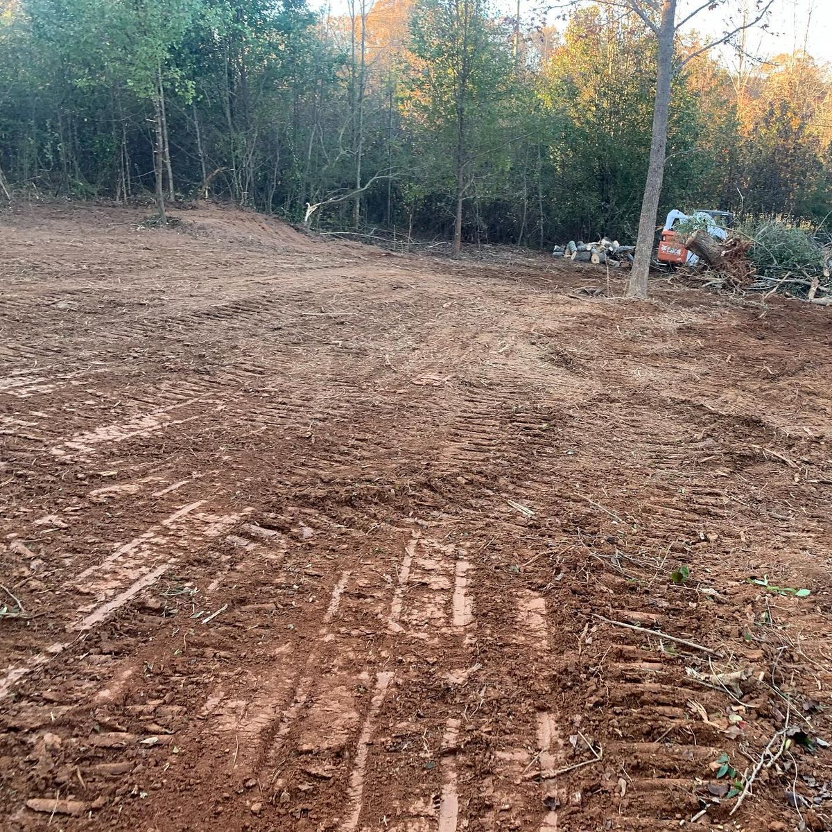 Land Clearing for T Crane Grading LLC in Clarkesville, GA
