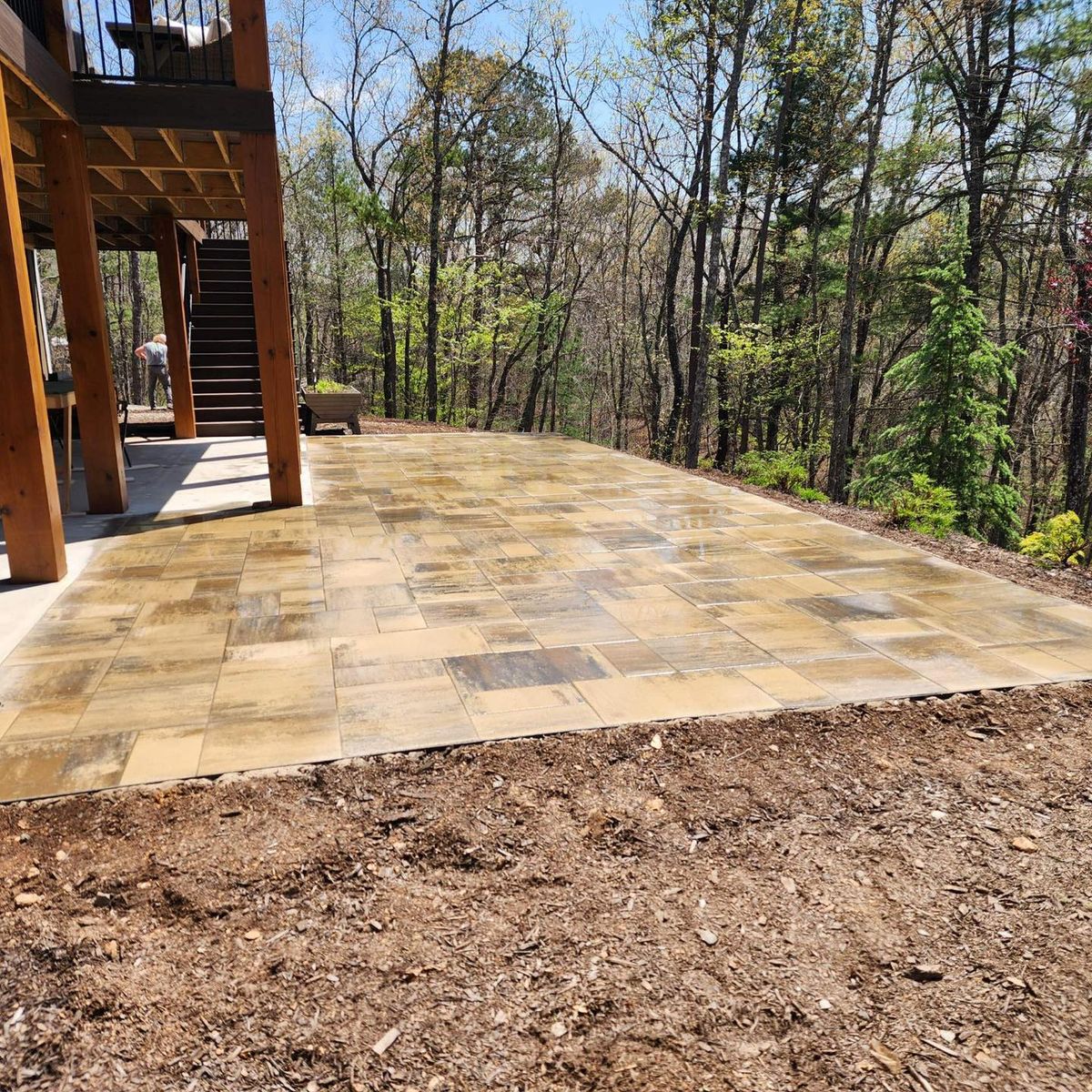 Patio Design & Construction for C & D Landscaping Services in Blairsville, GA