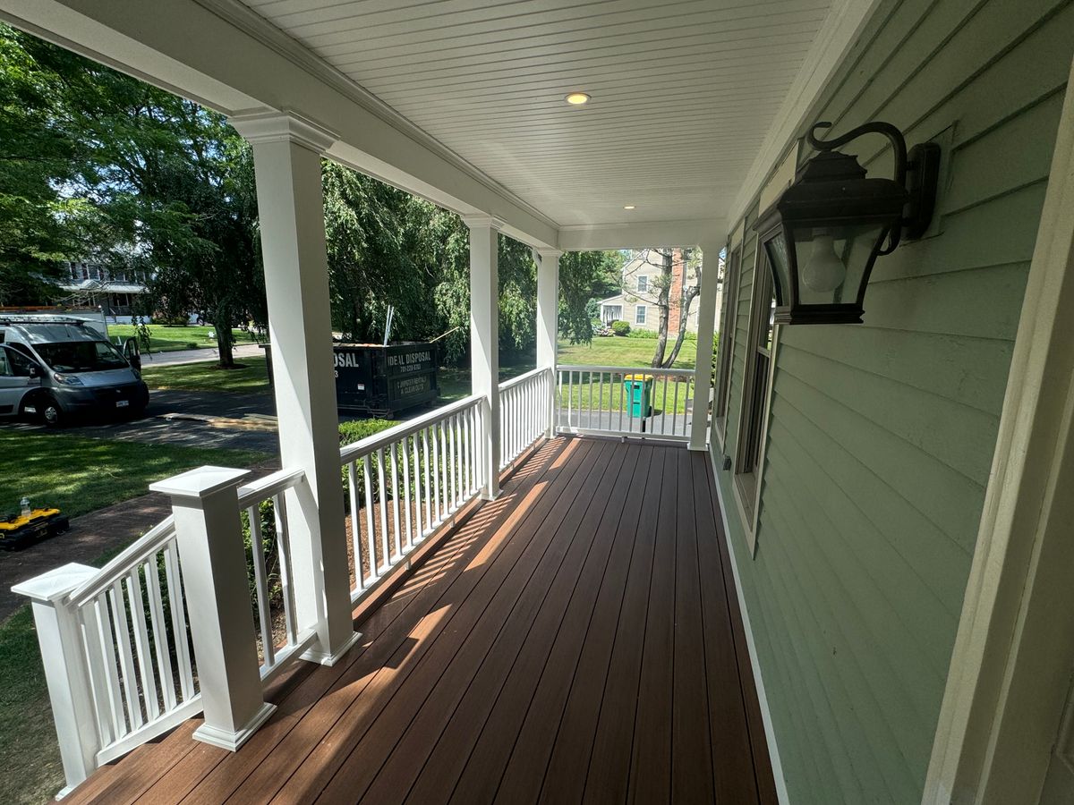 Deck Construction for Belfort Builders in Kingston, MA