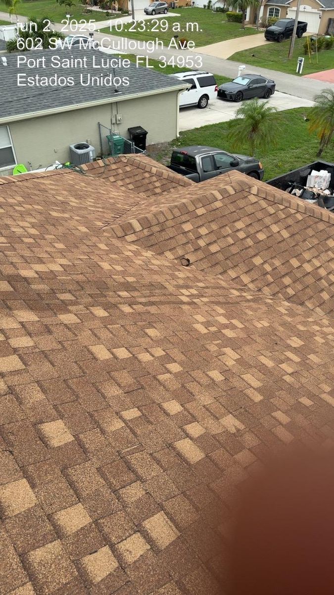 Roof Replacement for Ridgecap Roofing in Port St. Lucie, FL