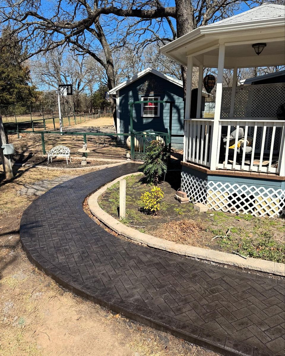 Patios for G2 Custom Concrete in Dallas, TX