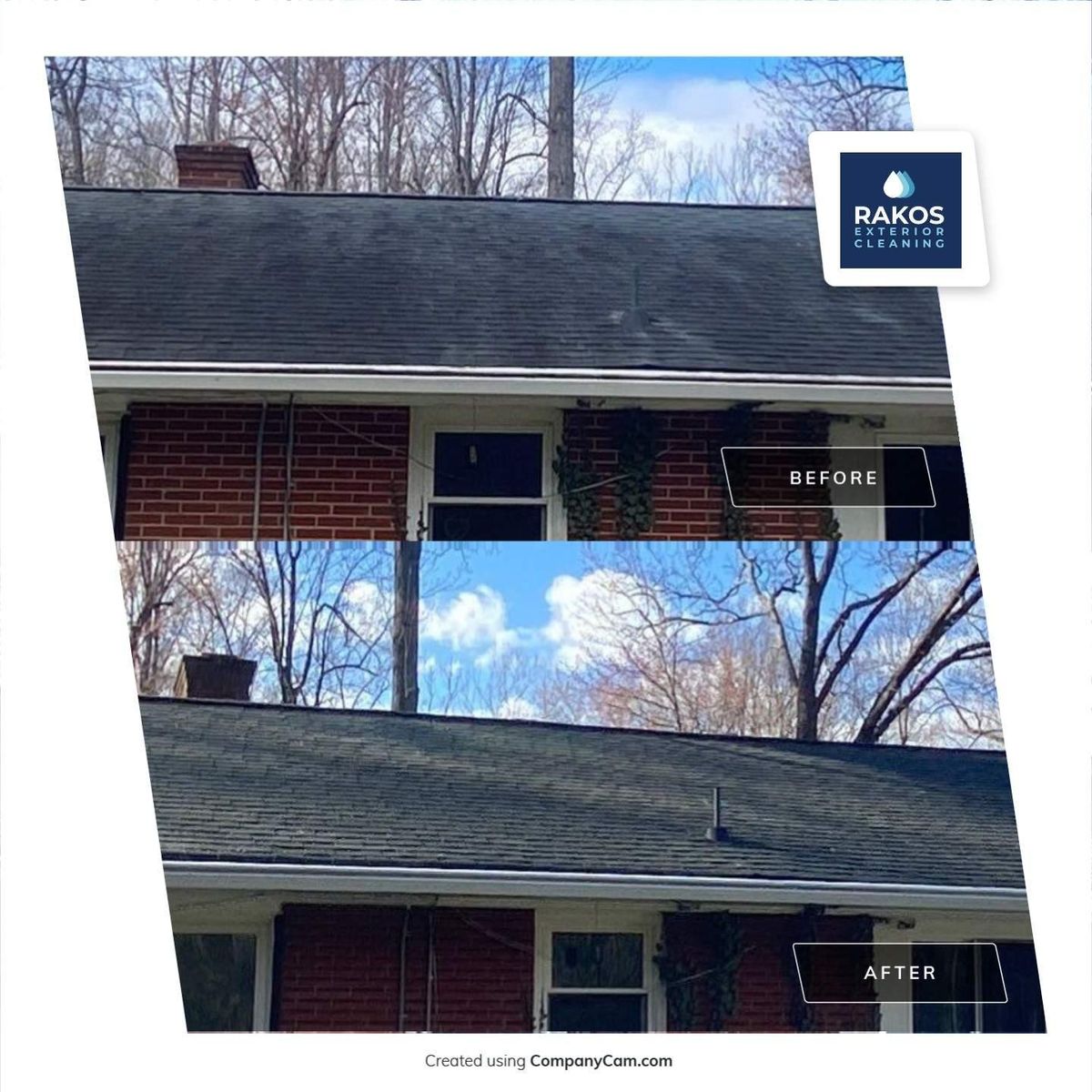 Roof Cleaning for Rakos Exterior Cleaning in Lynchburg, VA