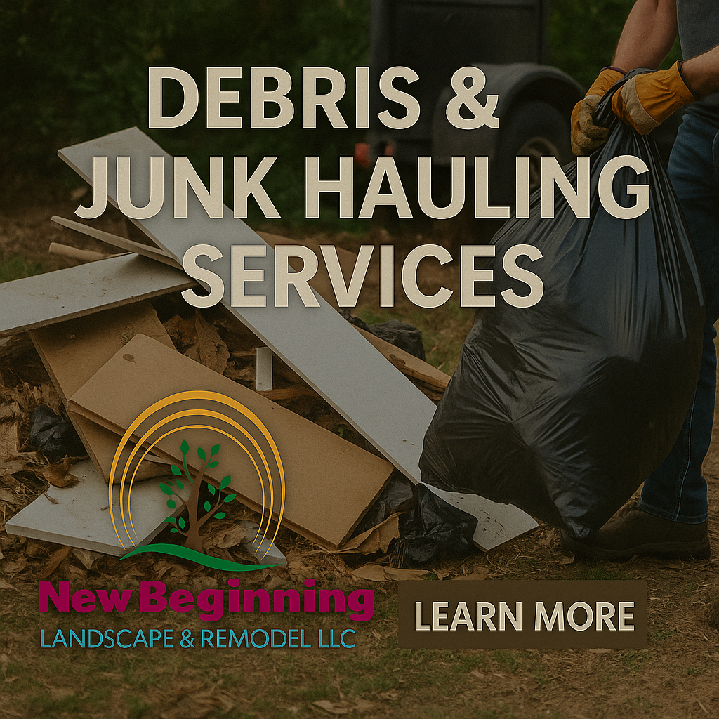 Debris & Junk Hauling Services for New Beginning Landscape & Remodel LLC in Atlanta, GA