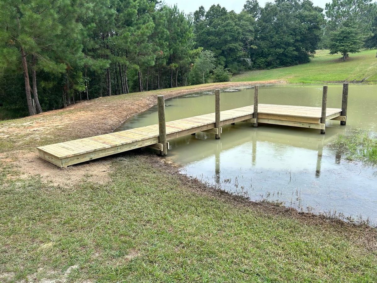 Dock Construction for J&H Land and Marine in Panama City, FL
