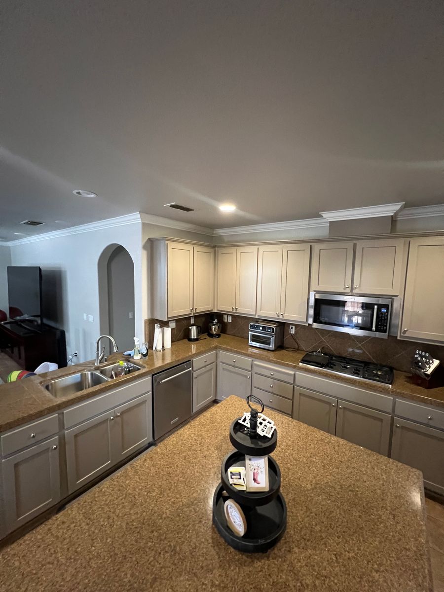 Kitchen and Cabinet Refinishing for Fred's Painting in Turlock, CA