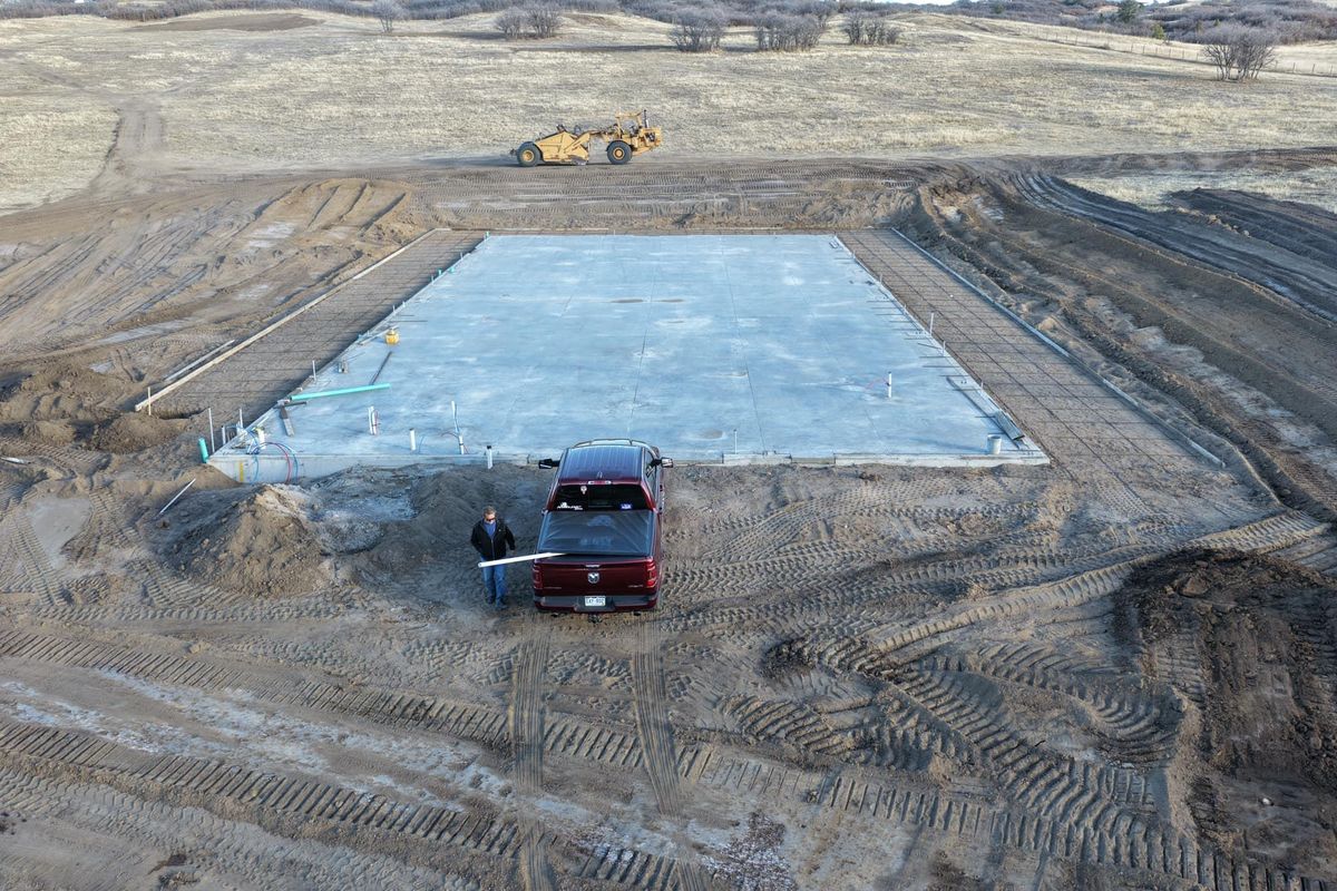 Stamped Concrete Installation for Dittus Construction in Loveland, CO