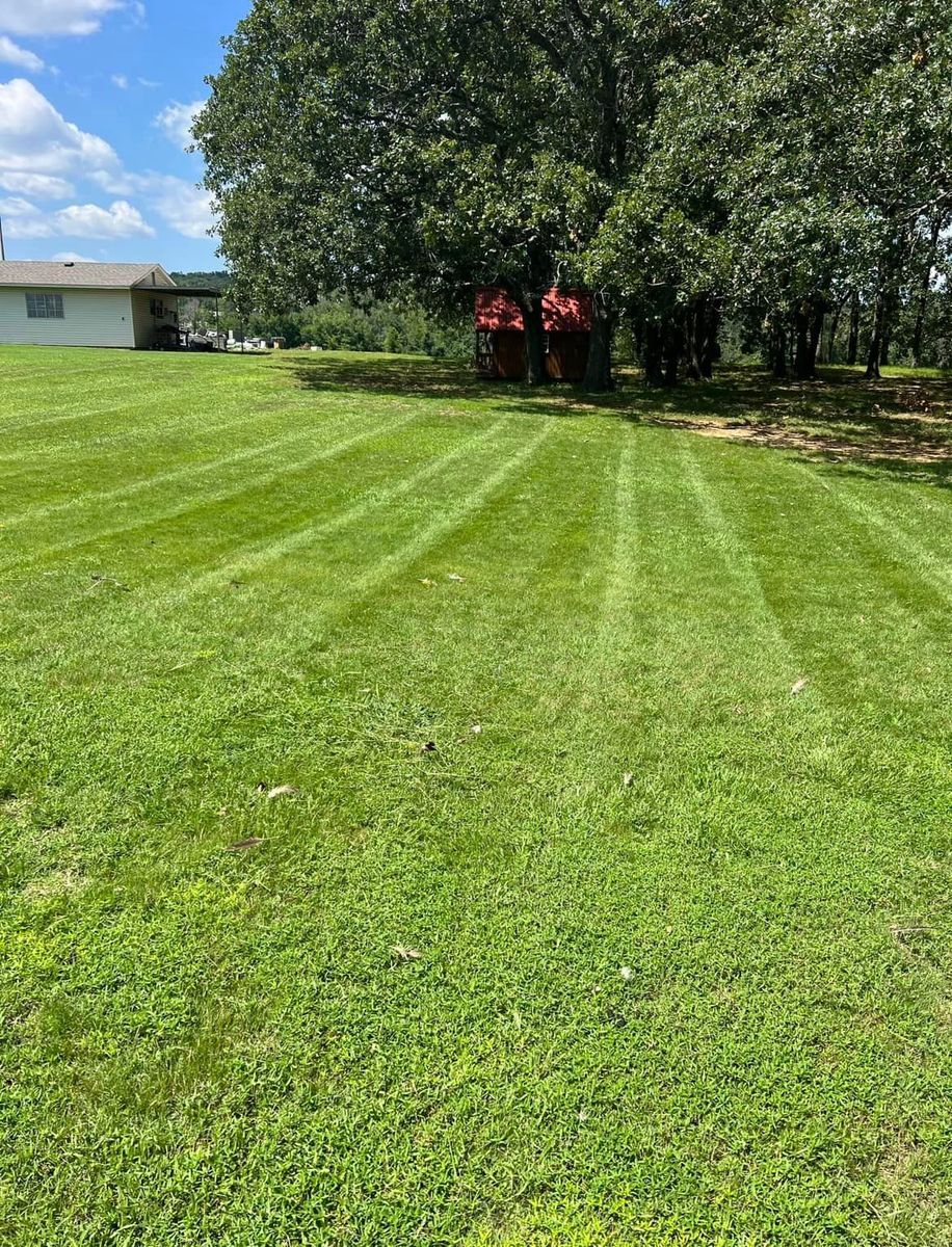 Mowing for Sandoval Lawn Care in Muldrow, OK