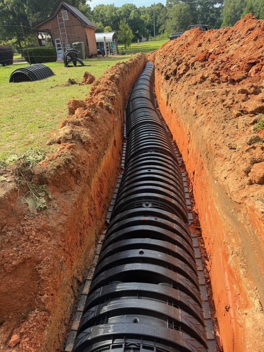 Septic Tank Installation for Kelley Excavation & Land Services in Greenville, SC