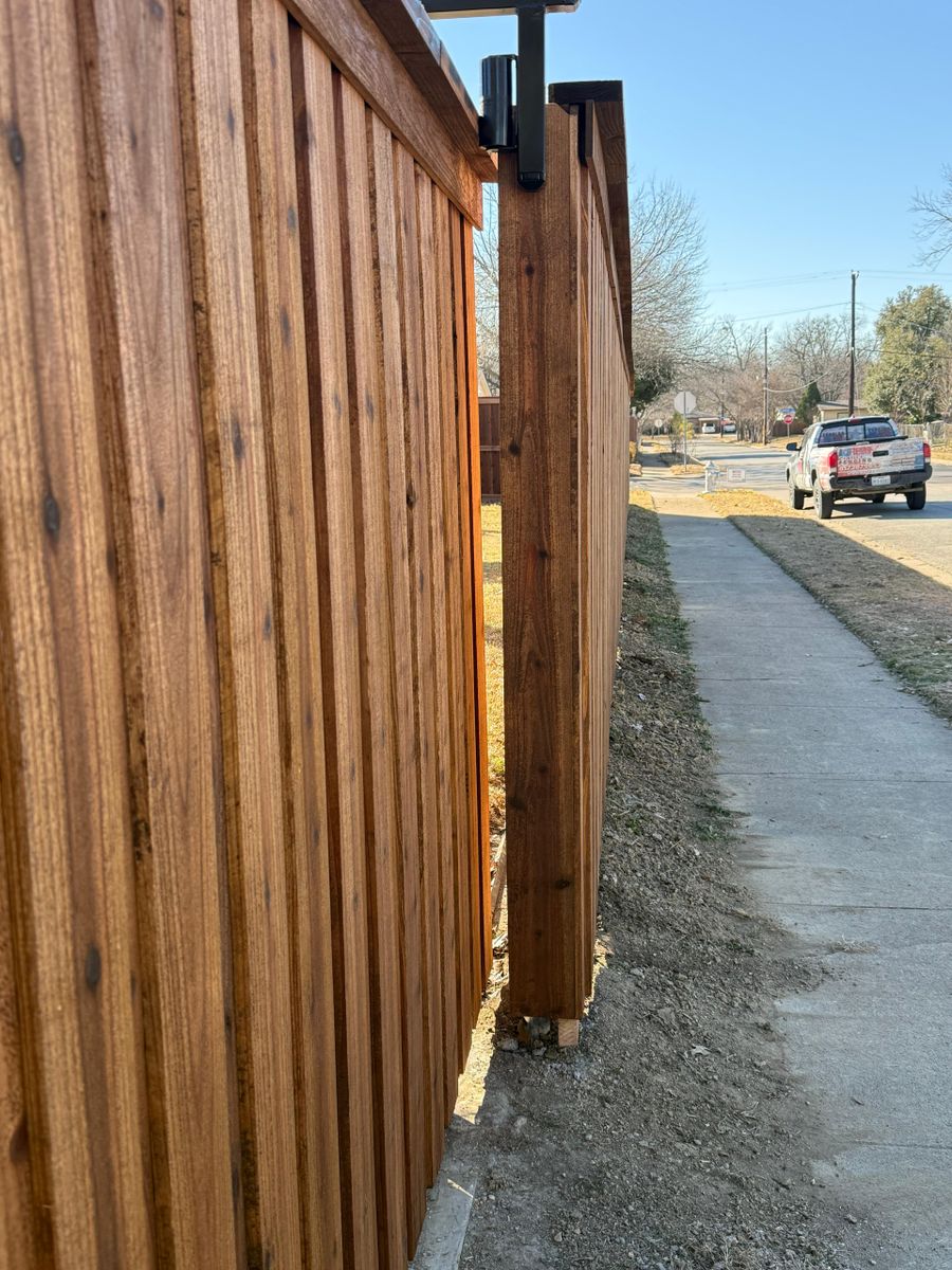 Gate Installation for A&O Texas Solutions in Arlington, TX