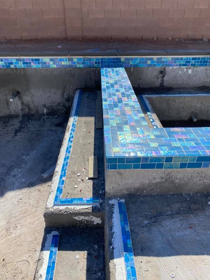 Pool Tile for Gladiator Construction in St. George, UT