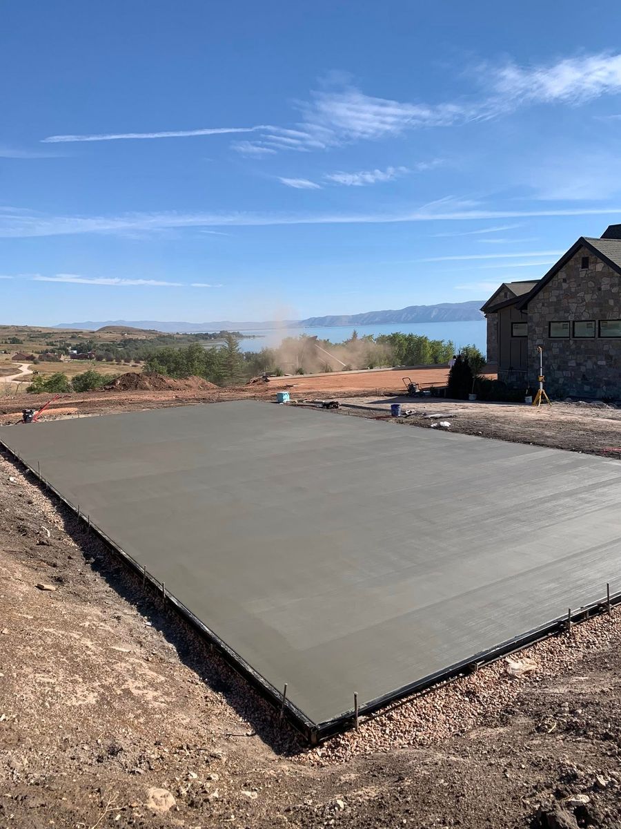 Patio Design & Installation for Diamond Peak Concrete in Garland, UT