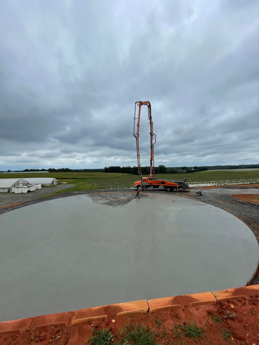 Concrete Finishing for Mitchell’s Concrete Coatings in Taylorsville, NC